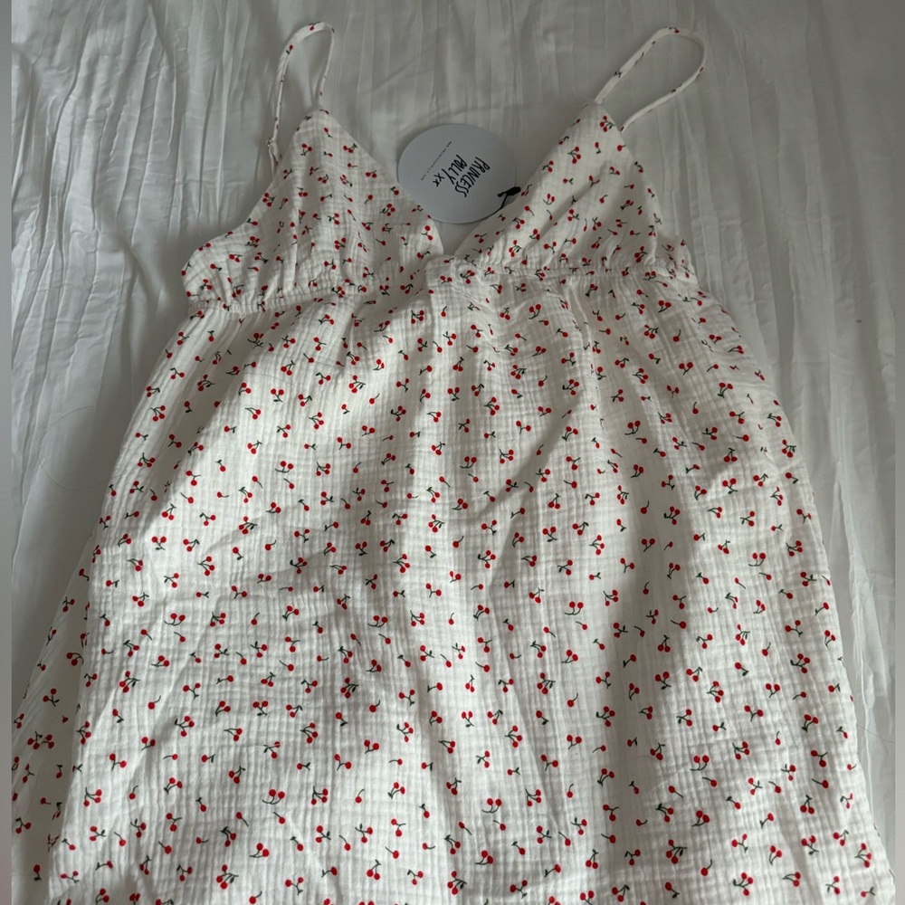 Princess Polly cherry dress NWT